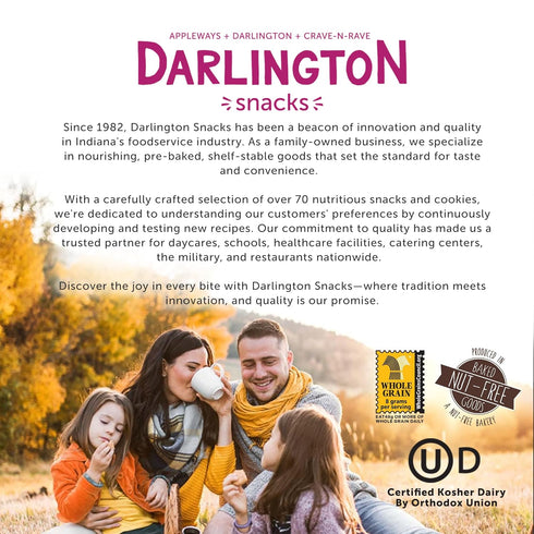 Pack 4 (20 oz Appleways Sweet Potato Crackers, Bulk of Bags Each), All-Natural Whole Grain Crackers, Healthy Snack