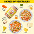 Egcina 100% 10.58oz Ramen Toppings Mix Dehydrated Vegetables - Freeze-Dried Tofu & Vegetables, Natural Vegetable