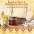 24 Count True Honey Teas Peach Rooibos Tea Bags - All Natural Organic Rooibos with Dried Peach Juice - Herbal