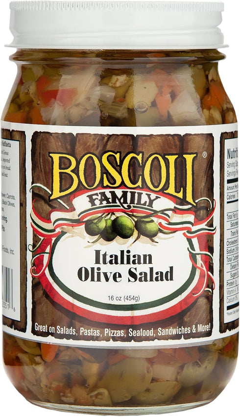 Boscoli Family Italian Olive Salad, 15.5 oz.