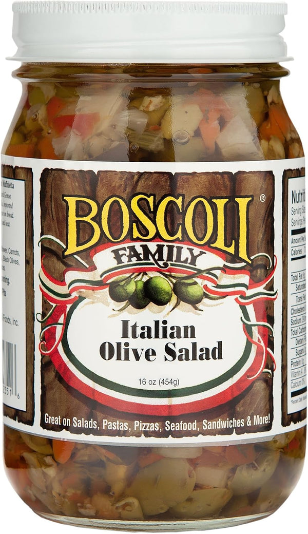 Boscoli Family Italian Olive Salad, 15.5 oz.