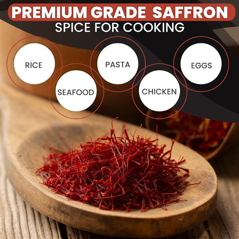 Zand Persian Saffron Threads, 2 Grams Premium Grade A Organic Pure Saffron in Decorative Tin