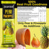 30 Pack ZEARAW Healthy Fruit Snacks for Adults and Kids Fruit Leather with Dried Pear-Pineapple, Blackcurrant-Apple