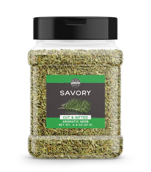 Birch & Meadow Savory, Cut & Sifted Aromatic Herb, 2.9 Ounce