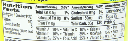 Kellogg's 1.5 6 Corn Pops Breakfast Cereal, Ounce Single Serve Cup, Cups Total
