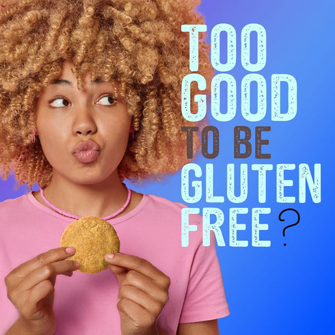 (1-Pack) MIGHTYLICIOUS Brown Butter Shortbread Cookies, Gluten-Free Cookies, Egg-Free Snack, Allergen-Friendly, Kosher