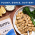 12 oz SIMPLi Regenerative Organic Certified Gigantes Beans, Dried White Beans, Buttery Flavor, High Fiber, USDA