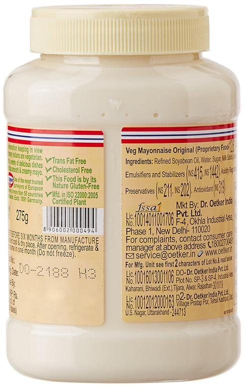 Funfoods 275G Diet Veg Mayonnaise Eggless