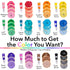 Ann Clark Gel Food Coloring, Made in USA, 0.7 oz, 6 Colors