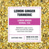 25 2.5 Tiesta Tea - Lemon Ginger Turmeric, Loose Leaf, Lemon Ginger Herbal Tea, Premium Blend, Non Caffeinated Herbal