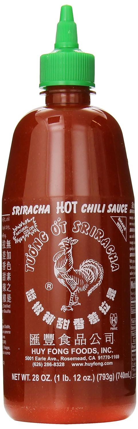 Huy Fong Sauce Chili Sriracha Hot, 28 Oz. Pack of 6