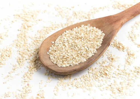 4 Food to Live White Quinoa Flakes, Pounds - Pressed Quinoa Seeds, Whole Grain, Raw, Kosher, Bulk.Great Oatmeal