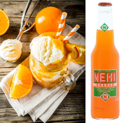 Generic Pack 12 oz (6 Pack) Nehi Soda Variety | Nehis Most Popular Soda Flavors | Real Cane Sugar | Caffeine Free |