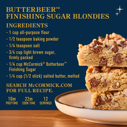 4 oz McCormick Harry Potter Butterbeer Flavor, Limited Edition, Caramel and Butterscotch Flavor, For Baked Goods, Ice
