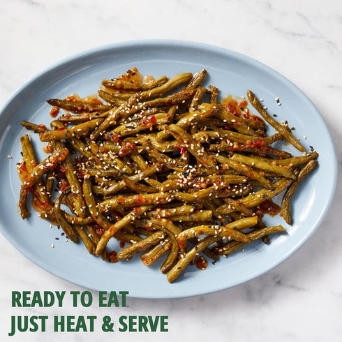 14.5 oz. Pack 12 Del Monte No Soy Teriyaki Whole Green Beans, Cans