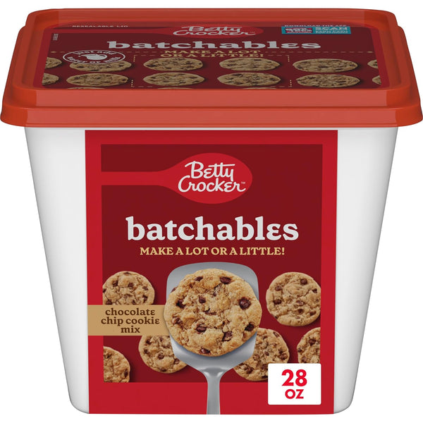 Betty Crocker Batchables Chocolate Chip Cookie Mix, 28 oz, Mix and Bake 4 to 24 per batch