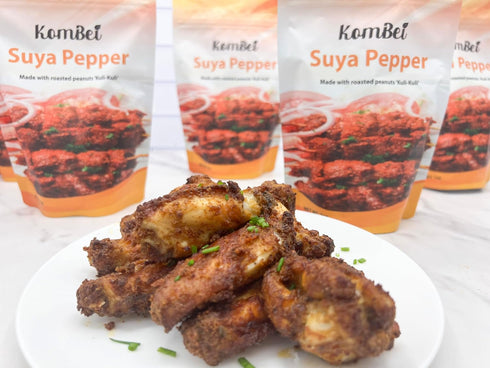 Kombei Suya Seasoning, 7oz - Premium African Spice for Grilling and Cooking, Suya Pepper and Yaji