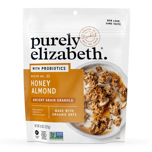 Purely Elizabeth Granola Probitc Honey Almnd, 8 oz