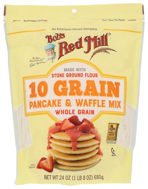 Bob's Red Mill 10 Grain Pancake & Waffle Mix, 24 Oz