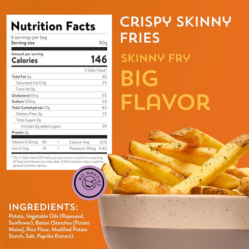 20 oz Strong Roots Crispy Skinny Fries