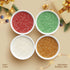 Wayin 6oz Christmas Edible Sanding Sugar Sprinkles, Coarse Sparkling Sugar with Red, Green, Gold, White, Perfect