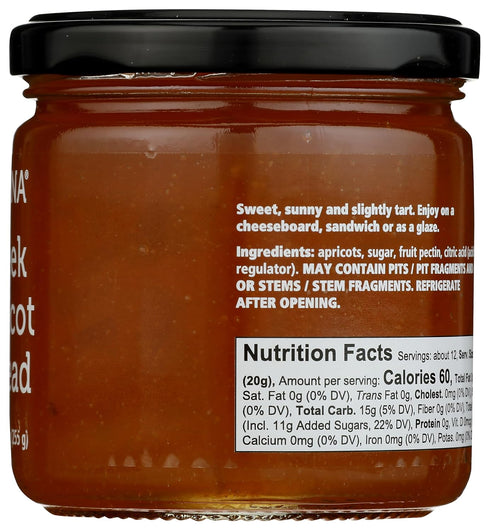 190 ML Divina Greek Apricot Spread