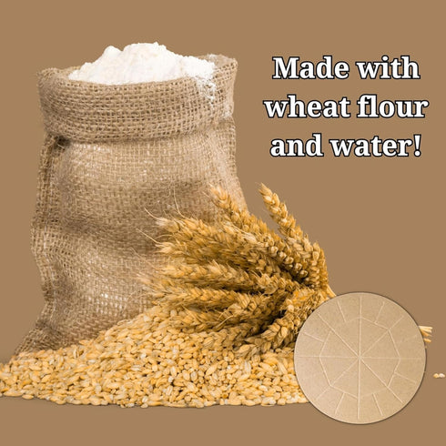 Communion 5 Inch 10 Needzo Wheat Hosts, Altar Bread Wafers, Catholic Church Supplies, Diameter, Per Case