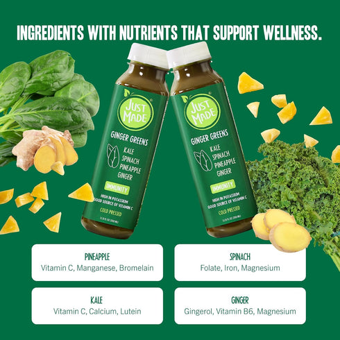 11.8 JUST MADE JUICE Ginger Greens, FZ