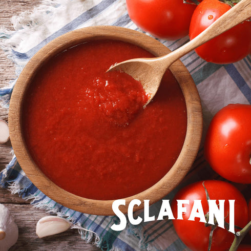 Sclafani 28 , Crushed Tomatoes, Ounce