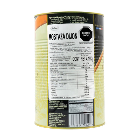 9.25-Pound Roland Dijon Mustard from France, Can