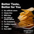Pack 8 40g Hunter's Gourmet Truffle Chips | Cholesterol & Dairy Free | Black Truffle | Made in a Nut-Free Facility | No