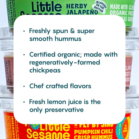 Little Sesame Hummus, 8 OZ Smooth Classic