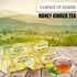 Elephant Park 20 Packets 18 Natural Honey Lemon Ginger Herbal Tea Sachet Instant Beverage Grams Made With Real Pure