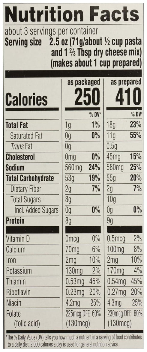 365 7.25 (Pack 4) by Whole Foods Market, Macaroni And Cheese, Ounce