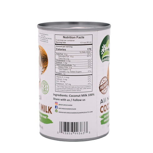 Nature's Charm 13.5oz 2pk ALL NATURAL COCONUT MILK x