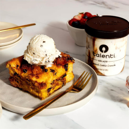 talenti Frozen 1 Gelato For a Delicious Dessert Caramel Cookie Crunch Made with Ingredients pint