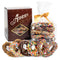 Asher's Chocolates, Chocolate Covered Pretzels Gift Basket, Holiday Assortment of Candy, Small