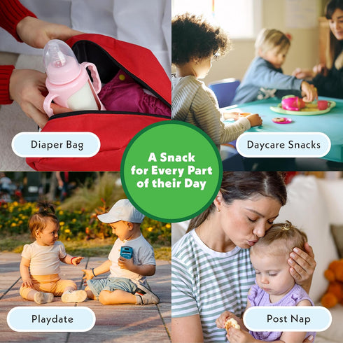 Once Upon a Farm Organic Toddler Snack Bars - Apple, Sweet Potato & Spinach