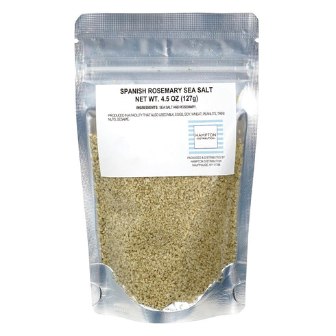 4.5 Spanish Rosemary Sea Salt, Ounce Bag, Hampton Distribution