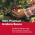 100% 12 Tim Horton's Arabica Medium Roast, Decaffeinated, Ground Coffee, Ounce