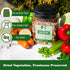 16 Oz (1 LB), 10-Blend NPG Dried Vegetable Mix Dehydrated Vegetables Blend of Bell Peppers, Parsley, Carrots, Onions