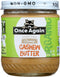Once Again Organic Creamy Cashew Butter, 12oz- Unsweetened - USDA Organic, Gluten