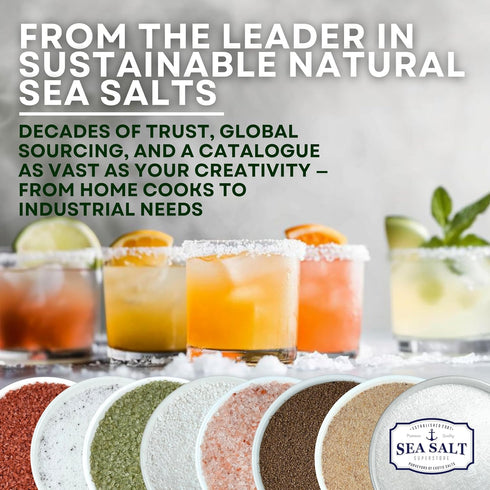 Rimmer 6 oz Margarita Lime Salt Infused with Vibrant Lime Zest Unrefined, Natural Margarita Salt for Garnishing