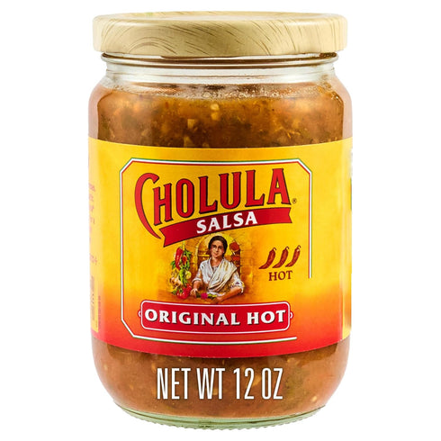 Cholula Salsa, Original Hot, Spicy Salsa For Tacos, Enchiladas, Queso, Fajitas, Burritos,