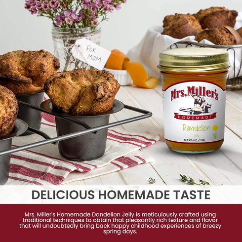 Mrs. Miller's 3 Dandelion Jelly: Jars Homemade