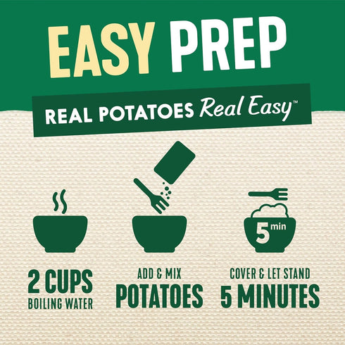 100% 4 4.6 (Pack 10) Idahoan Roasted Garlic +Protein Mashed Potatoes, Naturally Gluten-Free, Real Idaho Potatoes