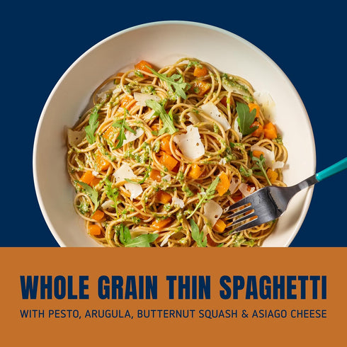 16 oz. (Pack 20) 100% Barilla Whole Grain Thin Spaghetti Pasta, Box of - Non-GMO, Made With Whole Grain Durum Wheat