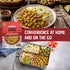 Dozen 6pk, A Cousins Vegan Chickpea Curry Seasoned Healthy Microwave Curry Chickpeas in Avocado Oil, Ready to Eat