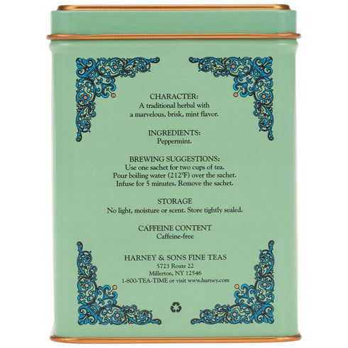 20 Count Harney & Sons Peppermint Herbal Tin