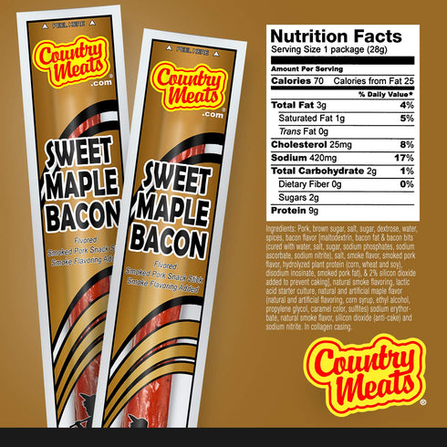 Country 0 (10 Meats, Meat Sticks, Trans Fat, USDA Certified, Good Source of Protein, Carb Conscious Snack Meat Sticks
